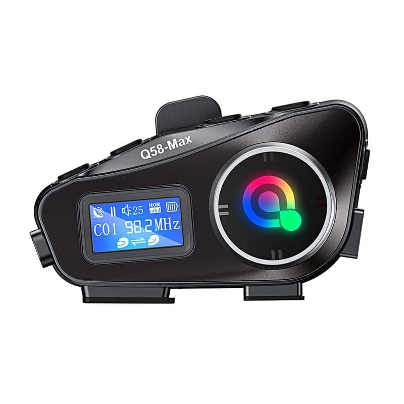 Мото каска Coralme Q58MAX с Bluetooth интерком и LCD дисплей