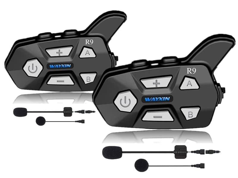 WAYXIN R9 Bluetooth интерком за мото каски до 6 ездачи