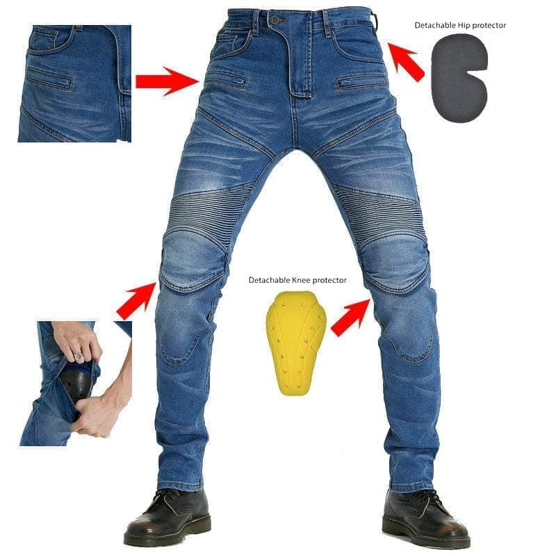 Professional Motorcycle Protective Jeans and Pants Set