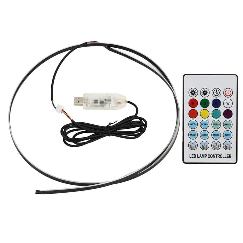 RGB LED лента за табло с безжично дистанционно и управление чрез приложение