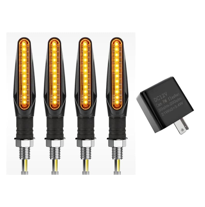 Комплект LED мигачи за мотоциклет Beiwoer с релé