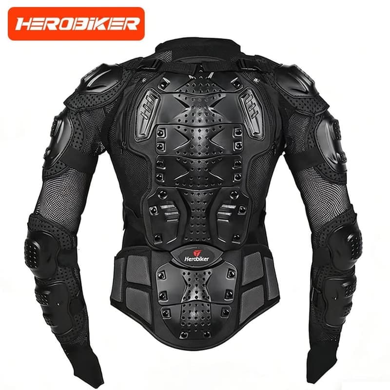 HEROBIKER Мото яке с пълна броня за защита, размер 5XL